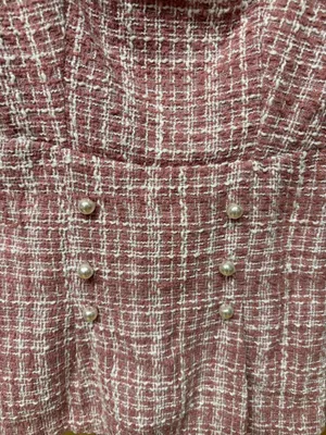 Forever 21 Pink Tweed Romper thumbnail 2