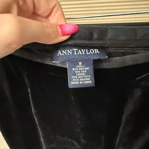 Ann Taylor Midnight Velvet Trousers thumbnail 3