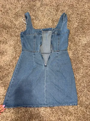 Lulus Denim Dress thumbnail 3