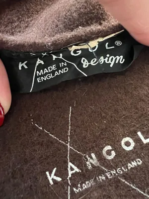Vintage Kangol choclate brown paperboy cap thumbnail 3
