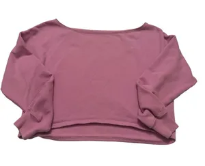 Hollister Dusty Mauve Cropped Sweatshirt thumbnail 1