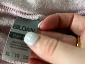 Gildan Pastel Pink Hazel Graphic Crewneck thumbnail 3