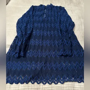 Free People Simone Mock Neck Mini Dress - NWT- Size S thumbnail 6
