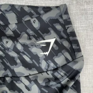 Gymshark Leggings Womens Small Black Camo Ankle Skinny Yoga Running Gym Pants thumbnail 6