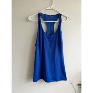 Lululemon Blue Racerback Mesh Back Athletic Tank Top‎ Womens Size 6 thumbnail 2