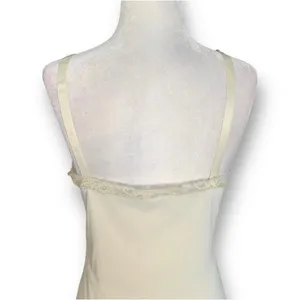 Vintage Lorraine Ivory Nylon Satin‎ Lace Slip Dress 34 Boudoir Bridal Romantic thumbnail 7