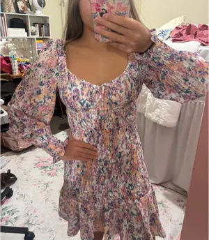 Floral Smocked Dress thumbnail 1