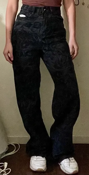 No Fear H&M Black Designed Jeans thumbnail 2