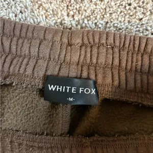 white fox sweat shorts medium thumbnail 3