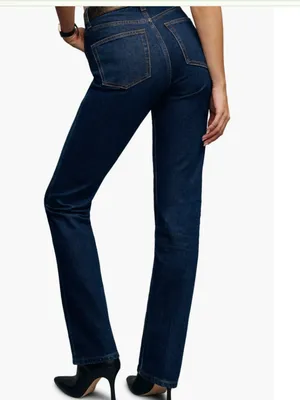 NWT $178 Reformation Jax High Waist Straight Leg Jeans 28, SENECA thumbnail 5