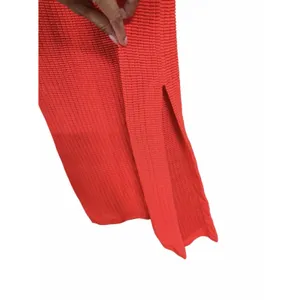 Solid & Striped x Sloane Stephens Sz S Red Bailey Dress Knit Cutout Midi Beach thumbnail 5