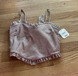 Altar'd State Sparkly Crop Top thumbnail 1