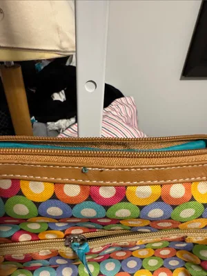 Lily Bloom Multi-Colored Polka Dot Crossbody Bag thumbnail 4