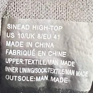JF Sinead Patent Nylon Black Arctic Lite Strap Puffy Boot High Top Sneaker 10 thumbnail 6