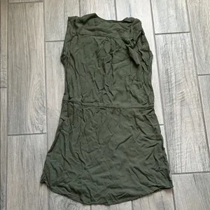5/48 Olive Green Button-Down Dress thumbnail 5