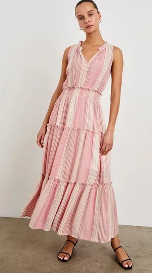 Rails Loulou Tiered Maxi Dress Salerno Stripe thumbnail 1