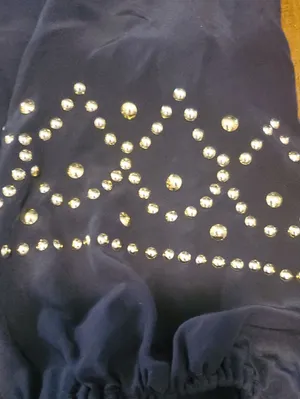 Lilly Pulitzer Black Long-Sleeve Henley Blouse with Gold Buttons thumbnail 3