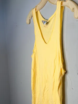 Hard Tail Forever Yellow Tank Top nwot thumbnail 3