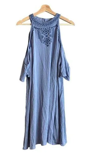 Knox Rose embroidered cold shoulder dress thumbnail 1