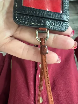 Dooney and Bourke pebble grain lanyard id holder thumbnail 5