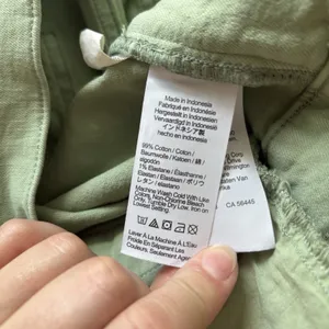 Madewell‎ The Emmett Wide-Leg Crop Pant: Welt Pocket Edition 30 X 27 Pistachio thumbnail 7