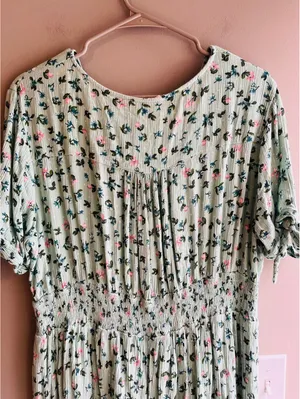 Reborn J Sunday Morning Dress Mint Floral Size 3X thumbnail 7