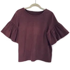 Express Textured Bell Sleeve Top thumbnail 2