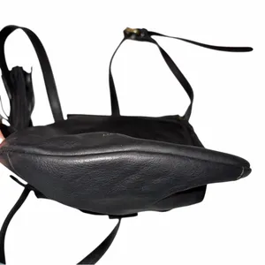 Lucky Brand Black Leather Jordan Mini Crossbody Purse Bag Saddle Bag thumbnail 7