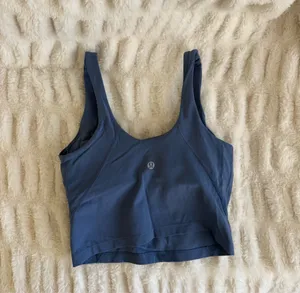 Lululemon Align Seamless V-Neck Bralette - Blue thumbnail 4