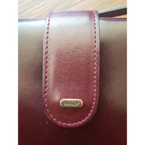 Bally Burgundy Leather Crossbody Bag Vintage Retro Quiet Luxury Designer thumbnail 4