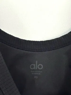 Alo Yoga Black Wellness Bra Size XS thumbnail 5