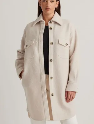 Aritzia Wilfred Ganna Long Shirt Jacket thumbnail 8