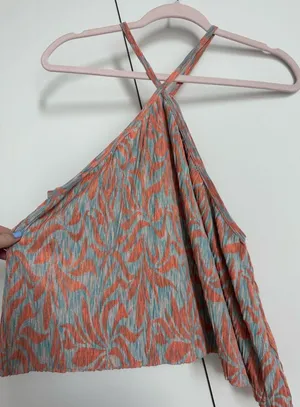 ZARA Halter Top Flowy thumbnail 1