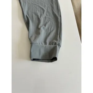 Crane Women Grey Jogger‎ Pants Elastic Waist Cuffed Ankle Athleisure XL thumbnail 2
