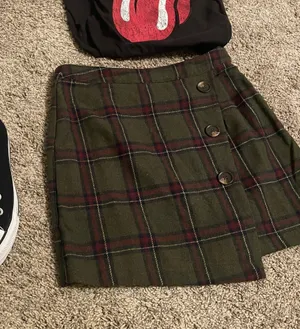 HYFVE Plaid Tweed Skirt thumbnail 1