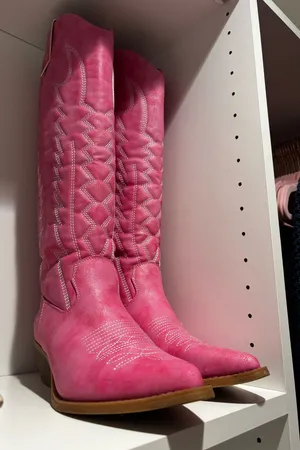 Pink Cowgirl Amazon Boots thumbnail 1