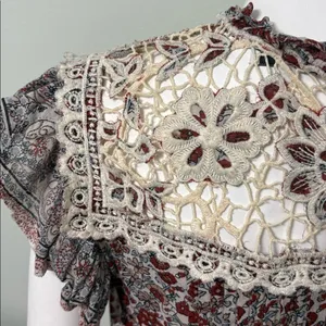 ANTHROPOLOGIE Othilia Malia Lace Top Medium thumbnail 7