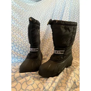 Sorel Snow Boots Unisex Black 1287921011 Size 5 Lace Up Excellent Condition thumbnail 6