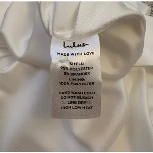 Lulus Eloquent Endearment White Long Sleeve Backless Maxi Wedding Dress Large thumbnail 10