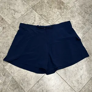 Swimsuits For All Navy Board Short NEW Size 26 Unlined Pocket Elastic Waist thumbnail 2