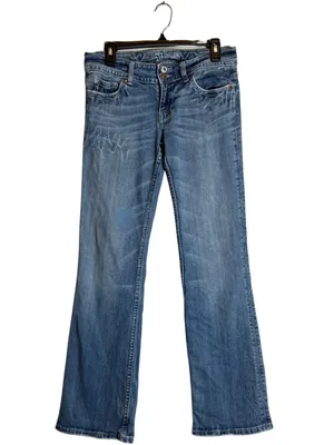 Y2K Miss Me Low Rise Bootcut Denim Jeans Women's 28 Rodeo Flap Pockets Festival thumbnail 3