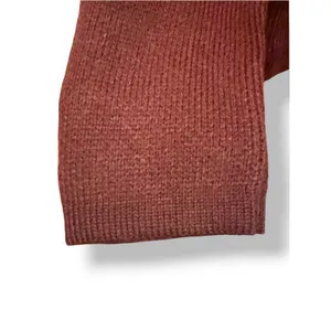 Zara Burgundy Maroon Gold Button Cardigan Sweater Size L NWT Quiet Luxury thumbnail 5