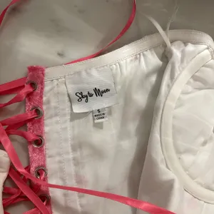 sky to moon corset top with tie back thumbnail 2
