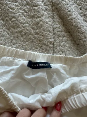 white linen skirt  thumbnail 2