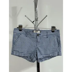 Vintage Y2K Abercrombie & Fitch Gingham Plaid Low Rise Micro Shorts Women Size 2 thumbnail 2