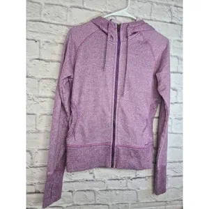 Patagonia Womens M Cloud Stack Full Zip Hoody Heather Purple Fleece 54490 thumbnail 3