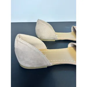 Nicole Beige Slide Sandals with Multicolor Floral Embroidery Size 7 thumbnail 7
