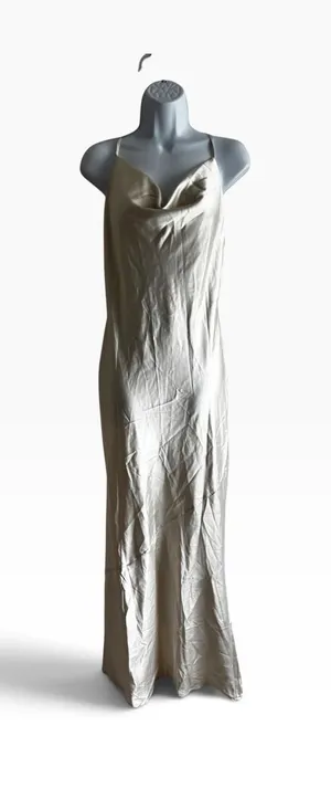 NWT Petal & Pup Ellory Cowl Neck Satin Maxi Dress 6 Formal Slip Dress thumbnail 1