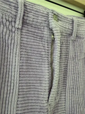 BDG Urban Outfitters Y2K TumblrGirl Retro Purple Cotton Ribbed Mini Skirt Large thumbnail 4
