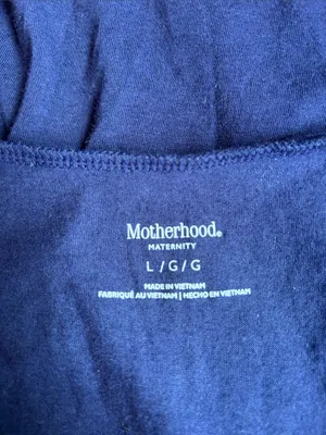 Motherhood Navy Scoop Neck Maternity Tank thumbnail 2